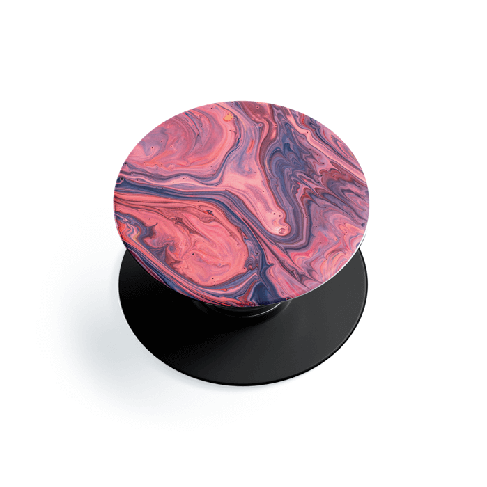 Pochette rose en marbre Grip