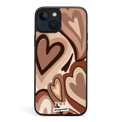 Aesthetic Curved heart Phone case