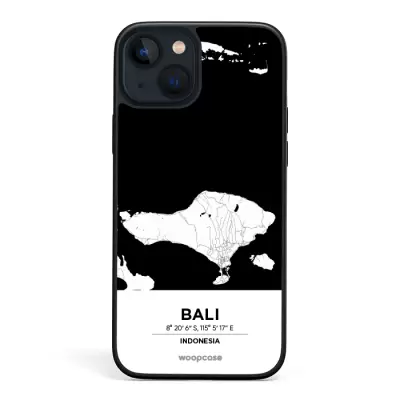 Bali, Indonesia - City Map Phone case