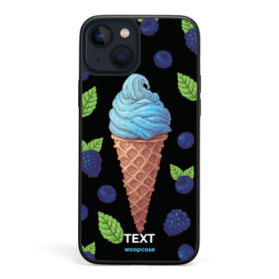 Blueberry ice cream Phone case