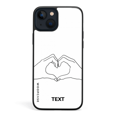 Formed love line art Phone case