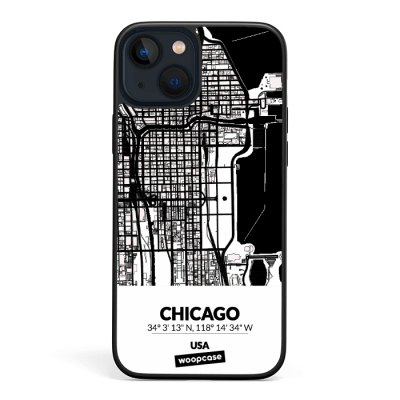 Chicago, United States - City Map Phone case