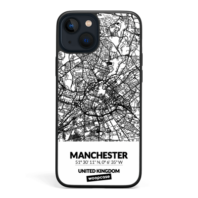 Manchester, UK - City Map Phone case