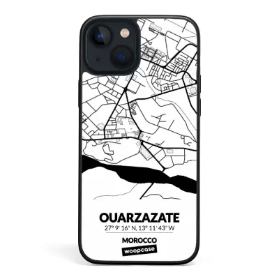 Ouarzazate, Morocco - City Map Phone case