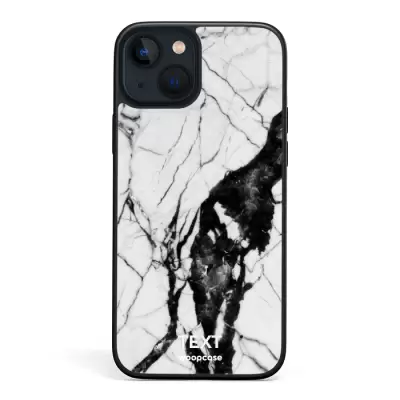 Marble Black and White Phone case