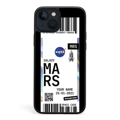 Mars - NASA - Boarding pass Phone case