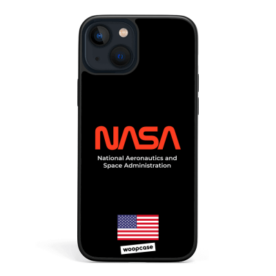 NASA - Black logo Warm and Flag Phone case