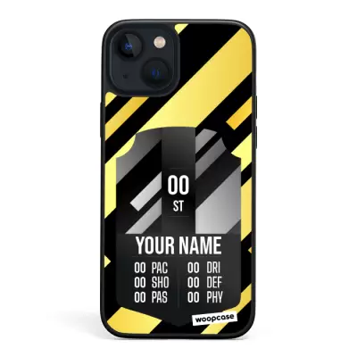 Carte Football Noire Coque de téléphone