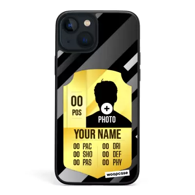 Soccer Card Gold + Photo Phone case