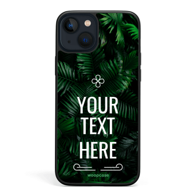 Tropical Leafs - Your Quote Phone case