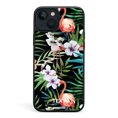 Tropical pink flamingo Phone case