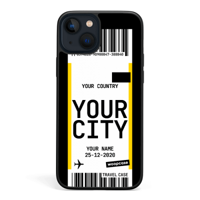 Your city - Boarding pass Phone case