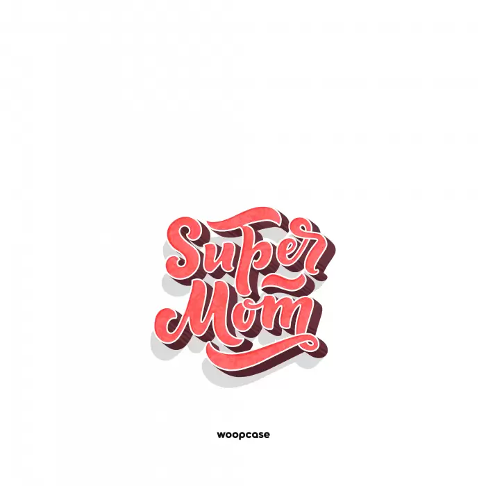 Super mom vintage - Quote Phone case