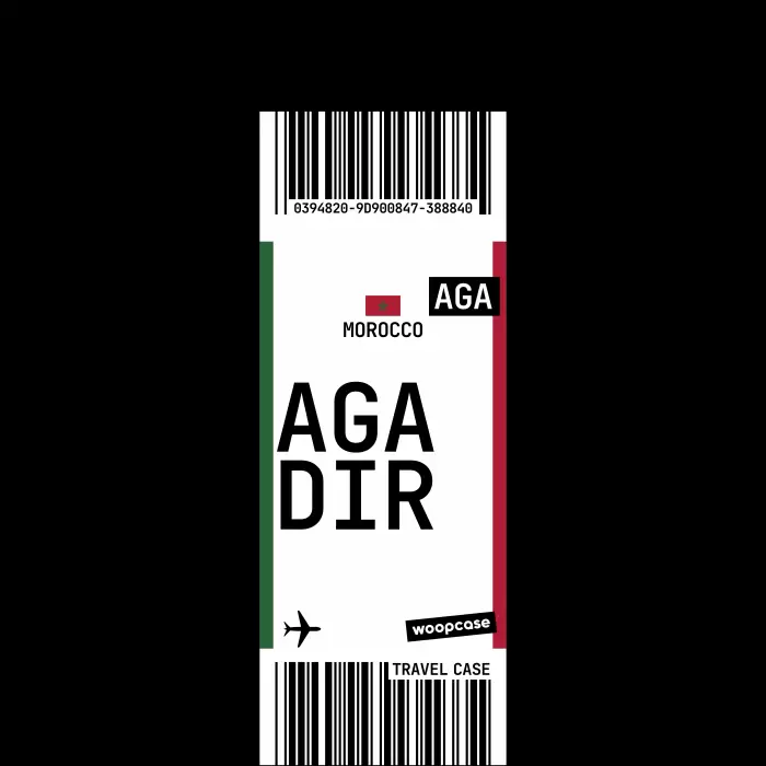 Agadir - Boarding pass Phone case