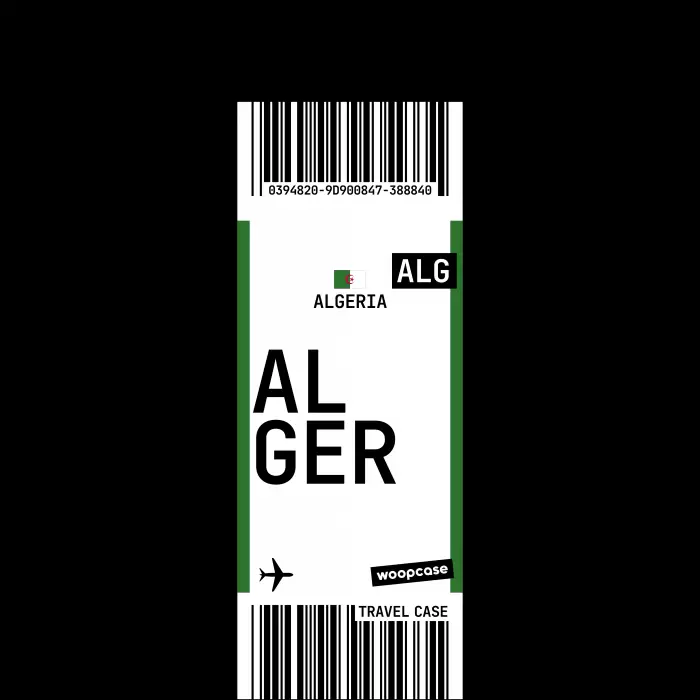 Algiers - Boarding pass Phone case