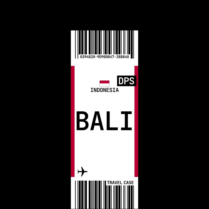 Bali - Carte d'embarquement Coque de téléphone
