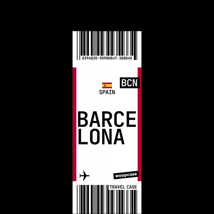Barcelone - Carte d'embarquement Coque de téléphone