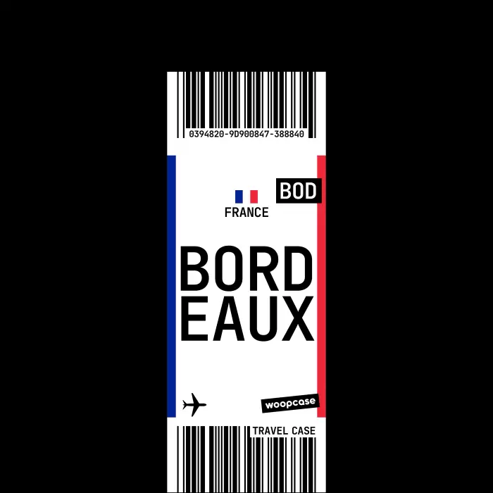 Bordeaux - Carte d'embarquement Coque de téléphone