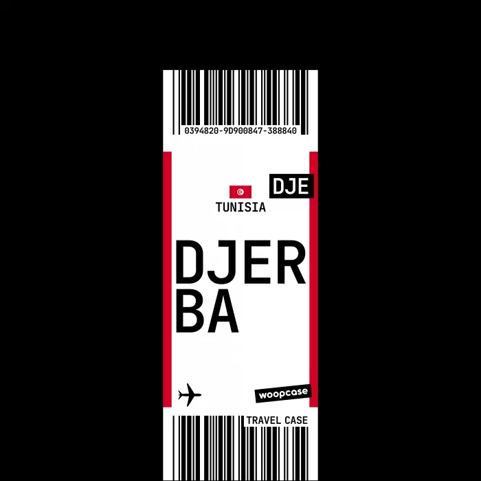 Djerba - Boarding pass Phone case