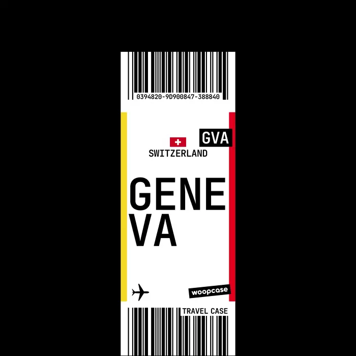 Geneva - Boarding pass Phone case