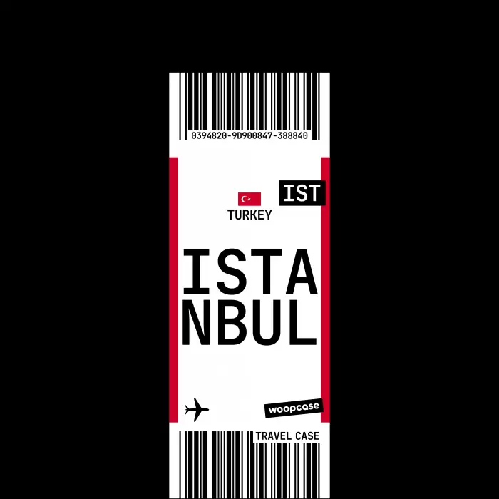 Istanbul - Boarding pass Phone case
