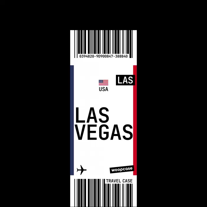 Las Vegas - Boarding pass Phone case
