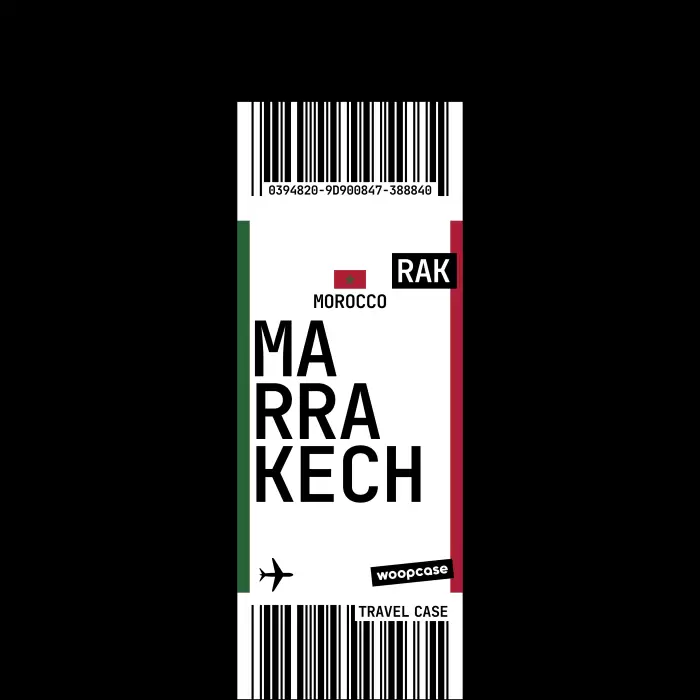 Marrakech - Carte d'embarquement Coque de téléphone