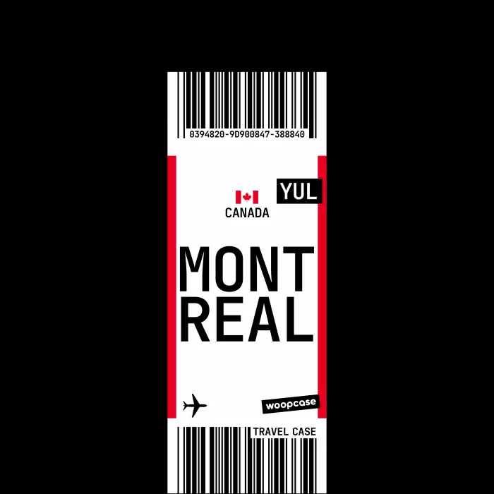 Montréal - Carte d'embarquement Coque de téléphone