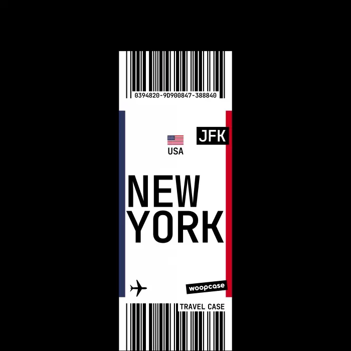 New York - Carte d'embarquement Coque de téléphone