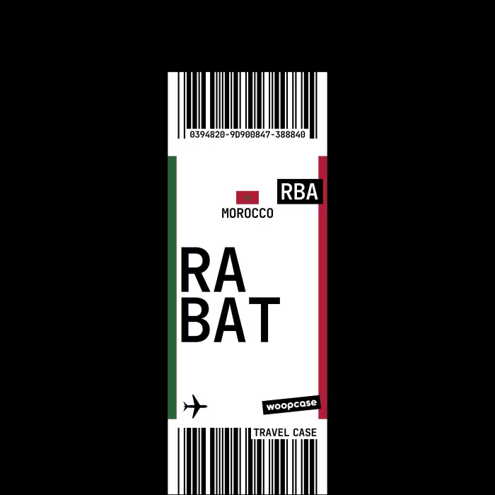 Rabat - Boarding pass Phone case