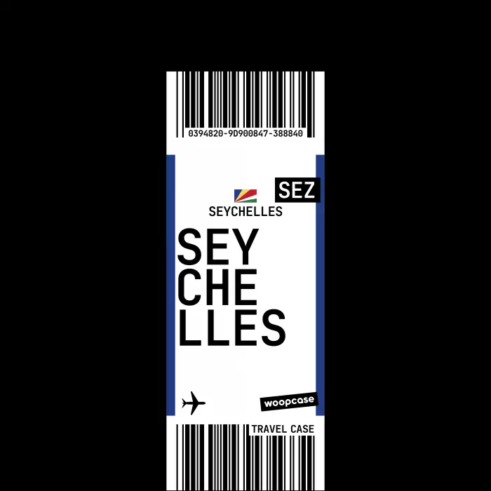 Seychelles - Boarding pass Phone case