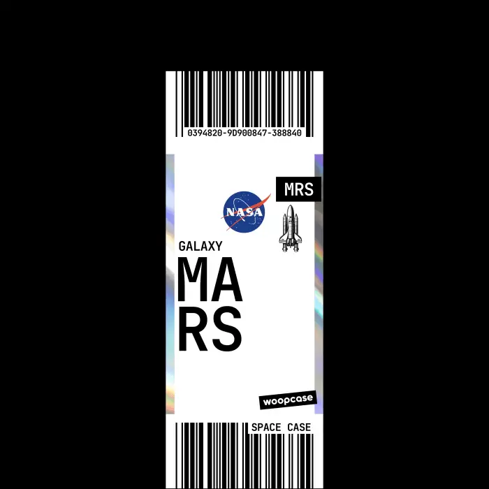 Mars - NASA - Carte d'embarquement Coque de téléphone