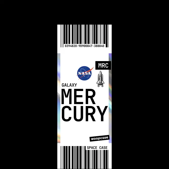 Mercure - NASA - Carte d'embarquement Coque de téléphone