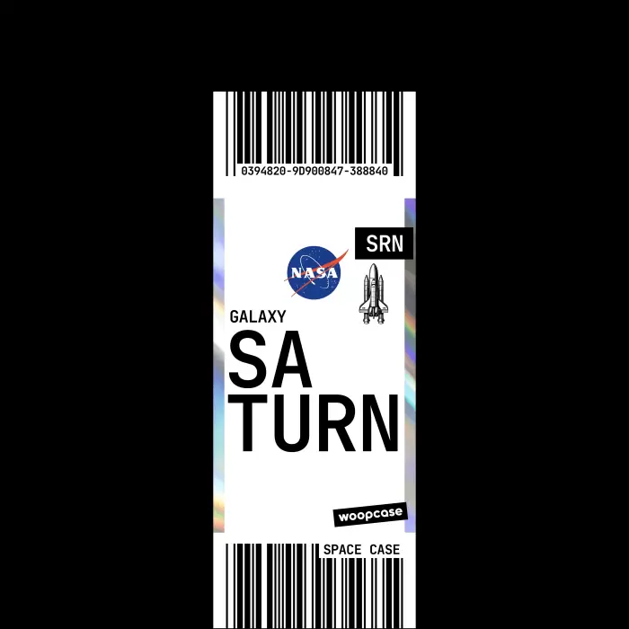 Saturne - NASA - Carte d'embarquement Coque de téléphone