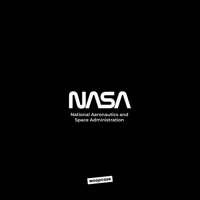 NASA - Noir logo Warm Coque de téléphone