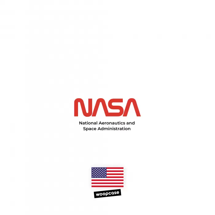 NASA - Blanc logo Warm et drapeau Coque de téléphone