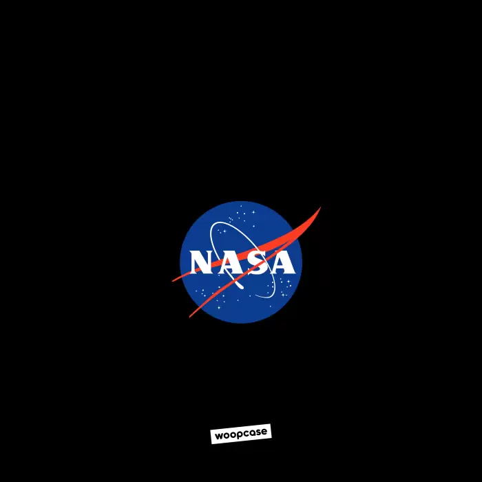 NASA - Noir logo Coque de téléphone