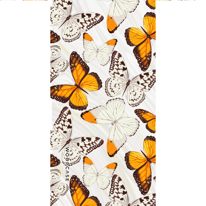 Papillons dorés Coque de téléphone