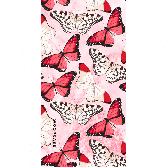 Papillons roses Coque de téléphone